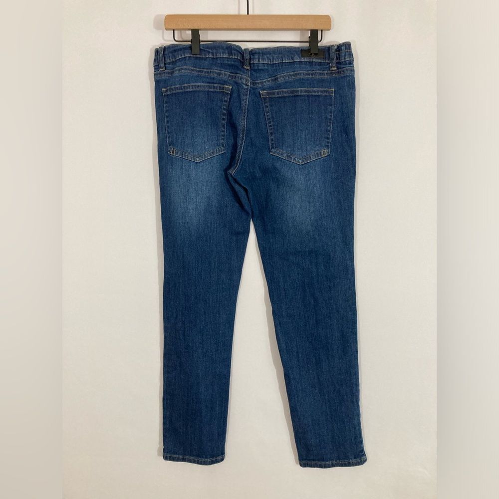 Versace 19V69 Italia Jeans Womens 31 Distressed Blue Denim Designer - Picture 2 of 13